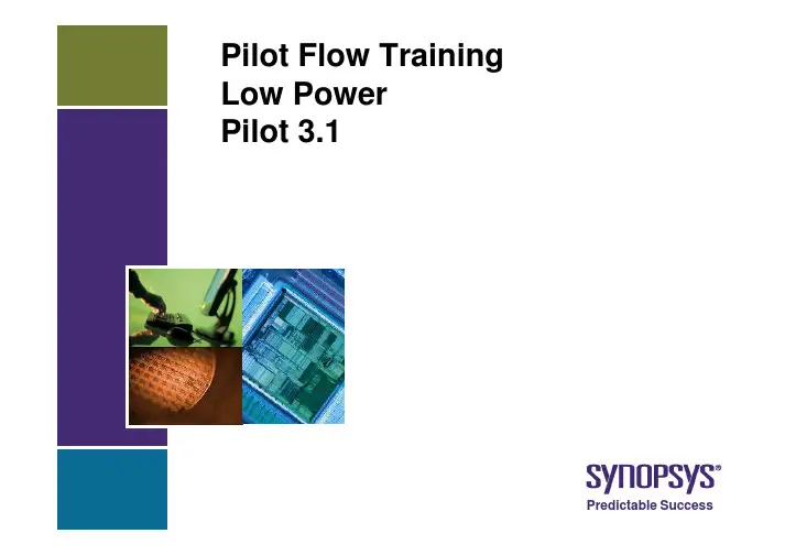Pilot Flow Training - 03_ Low Power
