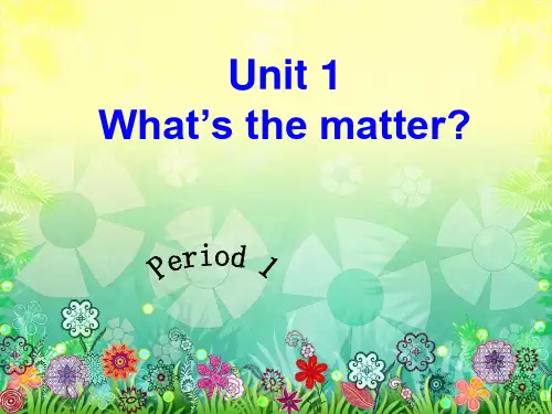 新目标英语八年级下册Unit1WhatsthematterSectionA4a教学课件