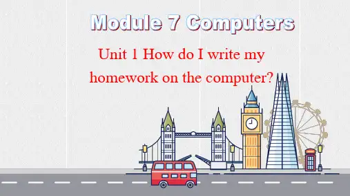 外研版七年级上册英语Module7Unit1 课件