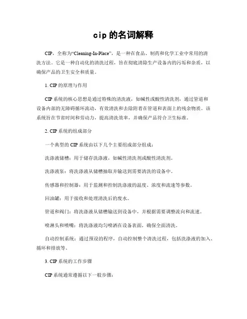 cip的名词解释