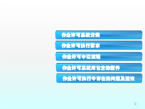 作业许可培训ppt课件