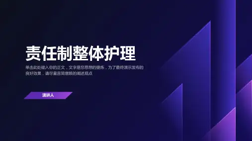 责任制整体护理