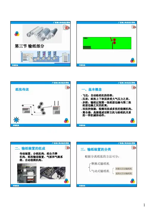 印刷设备-4.单张纸胶印机输纸装置