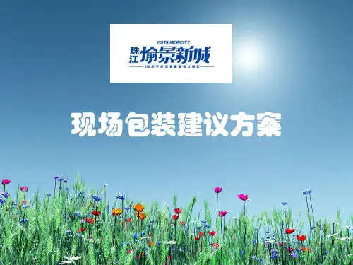 房地产项目现场包装建议方案