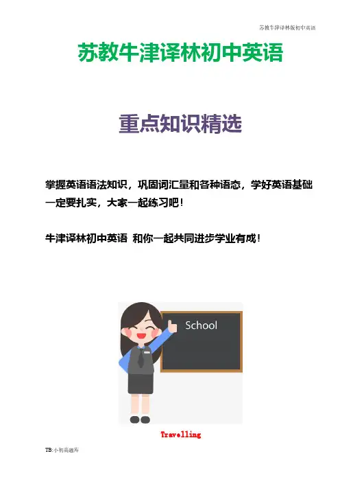 苏教牛津译林版初中英语八年级下册Unit 2 Travelling (10)