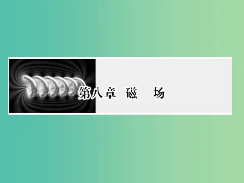 高考物理一轮复习 第八章 磁场 第1讲 磁场的描述 磁场对电流的作用课件