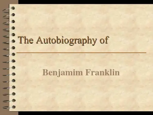 The-Autobiographyof-Benjamin-Franklin
