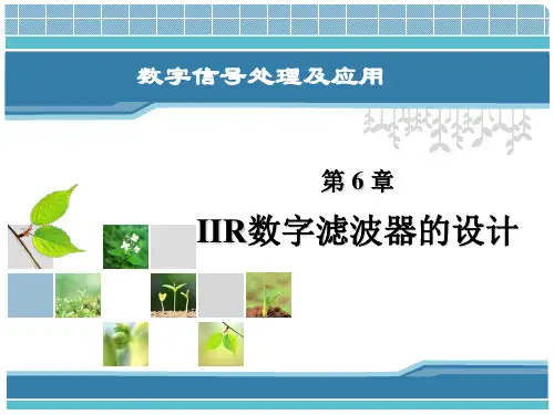 《数字信号处理及应用》第2版 王华奎 第6章 IIR数字滤波器的设计g