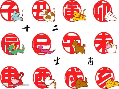 十二生肖简单介绍英语PPT