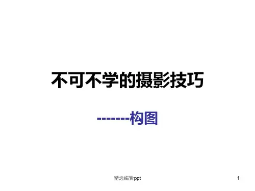 摄影构图ppt课件