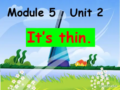 外研版一年级英语下册Module5Unit2It’sthin课件2
