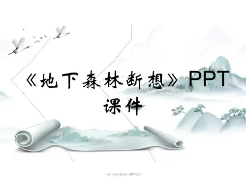 《地下森林断想》PPT课件