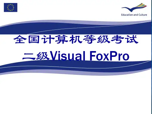 全国计算机等级考试二级VF第一讲什么是VF