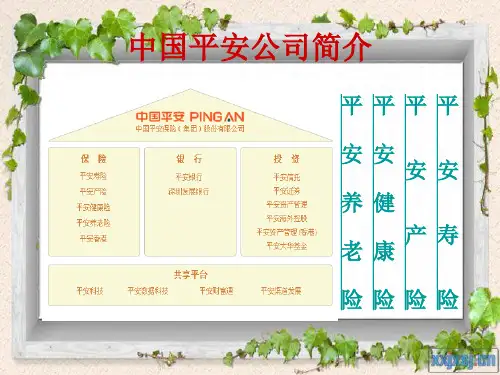 平安保险险种