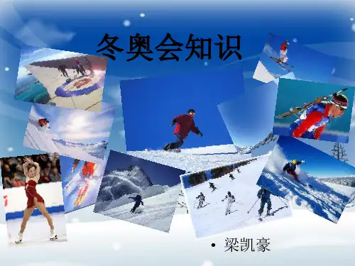 冬奥会知识