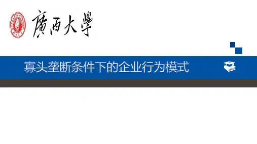 寡头垄断PPT课件