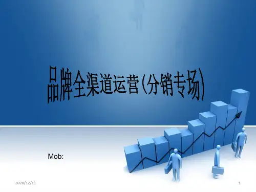 品牌全渠道运营-分销专场PPT教学课件