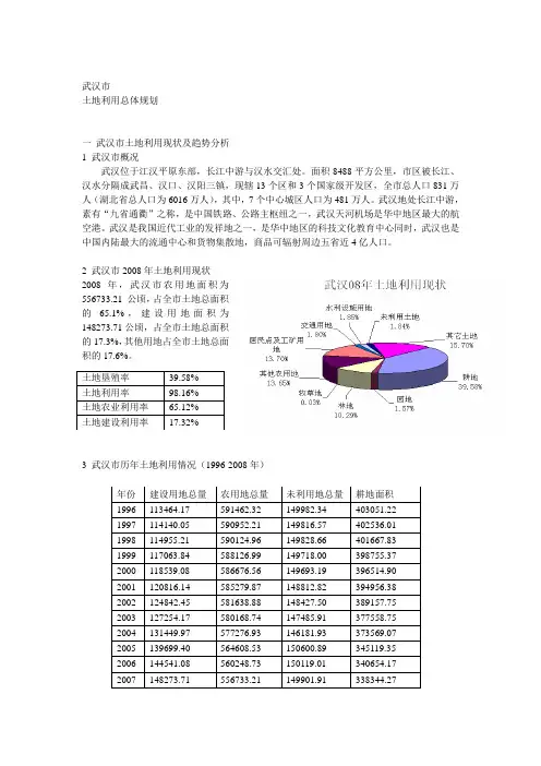 武汉市土地利用总体规划