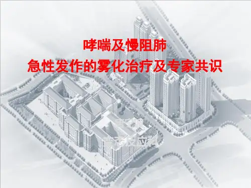 哮喘及慢阻肺急性发作的治疗指南与专家共识PPT课件