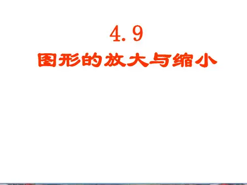 图形的放大与缩小PPT教学课件