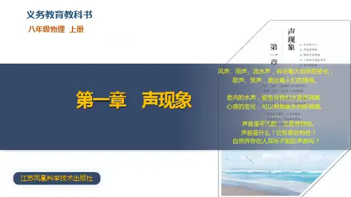 第一章 声现象(单元复习课件)八年级物理上册(苏科版2024)
