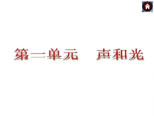 (沪科版)中考物理复习ppt课件【第1课时】声现象