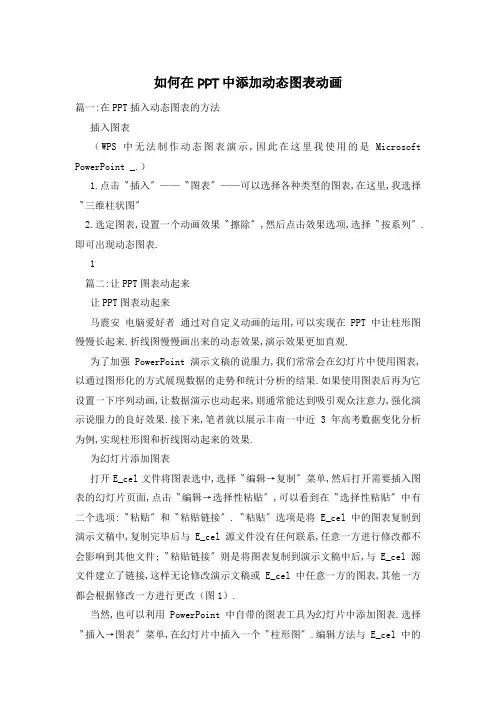 如何在PPT中添加动态图表动画