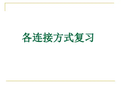 通用技术草图设计连接方式专题复习(共48张PPT)
