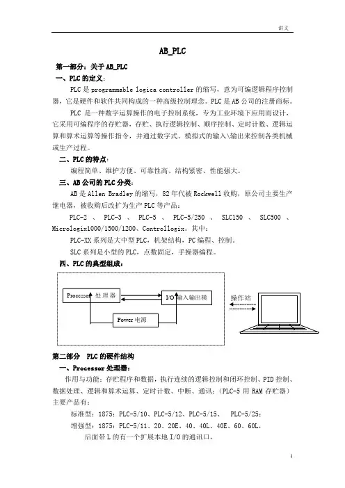 AB_PLC培训讲义
