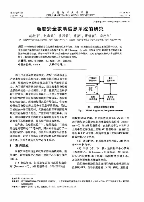 渔船安全救助信息系统的研究