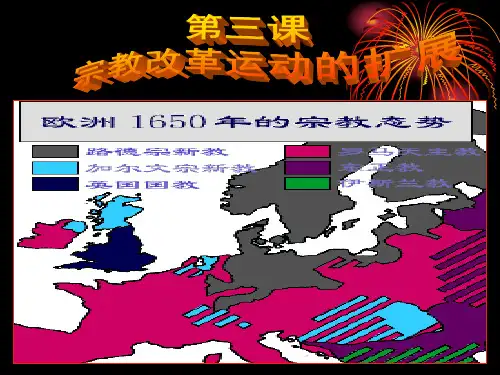 历史：5.3《 宗教改革运动的扩展》课件1(人教版选修1)