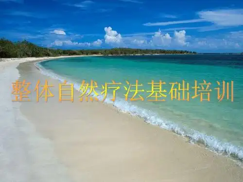 2019年整体自然疗法基础培训幻灯片.ppt