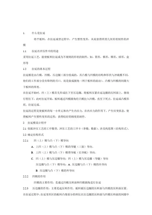 拉延模