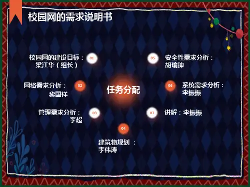 校园网的需求说明书