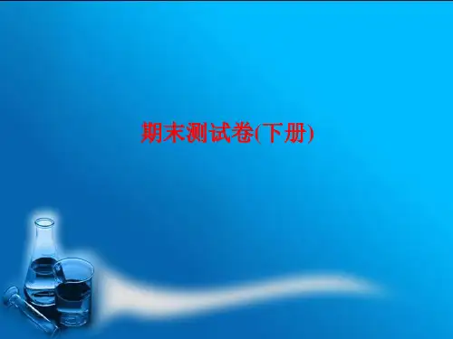 初中科学浙教版九年级下册期末测试卷(课件23张)