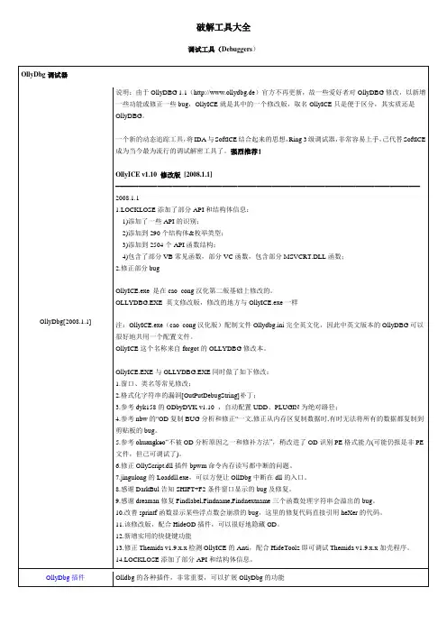 破解工具大全