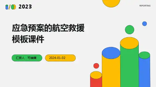 应急预案的航空救援模板课件