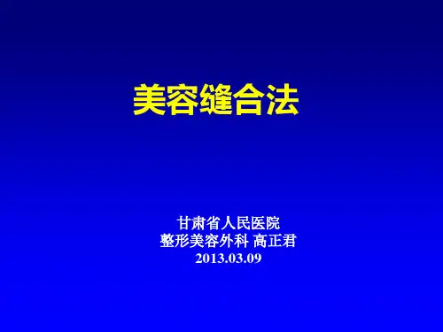 美容缝合法.