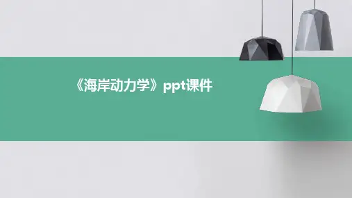 《海岸动力学》课件