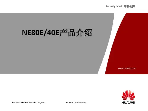 华为NE40E&NE80E产品介绍