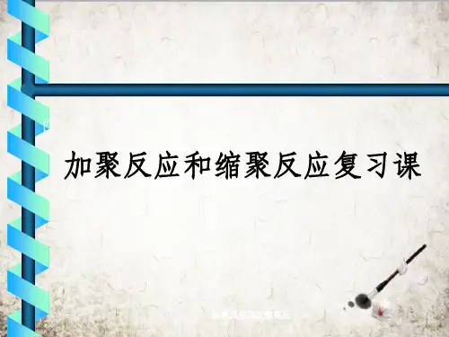 加聚反应以及缩聚反