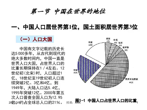 中国在世界的地位PPT课件