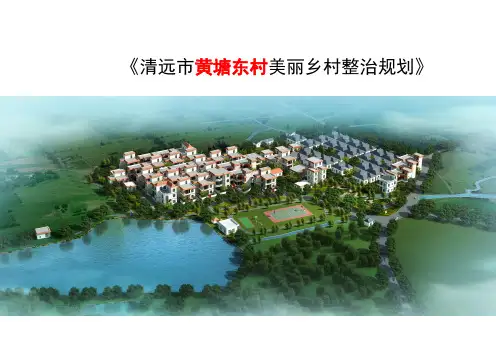 黄塘东村美丽乡村整治规划