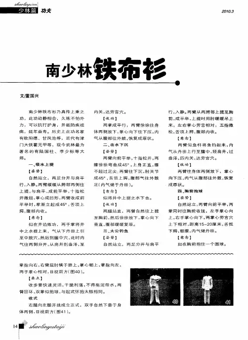 南少林铁布衫