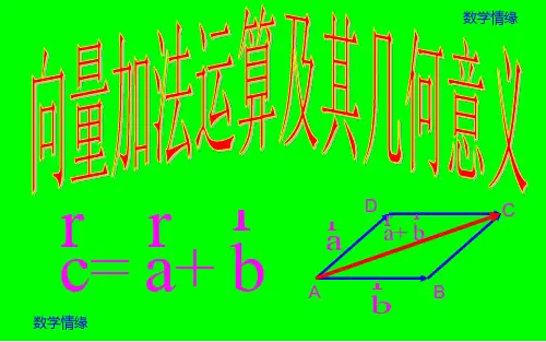 第二章 向量加法运算精讲精练