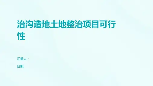 治沟造地土地整治项目可行性