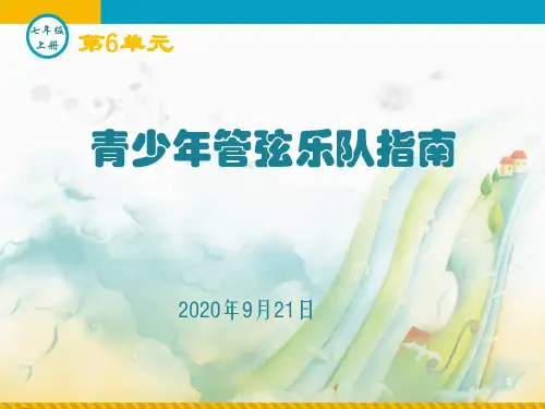 《第六单元 管弦和鸣——欣赏——青少年管弦乐队指南课件》初中音乐人教版七年级上册
