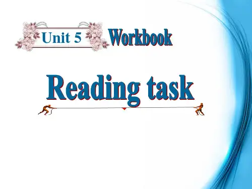 高中英语(人教版)选修九 同步课件 u5p5 workbook