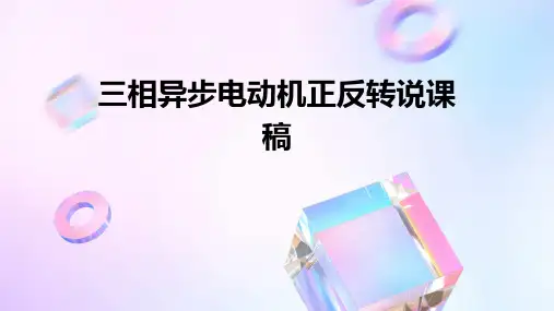 三相异步电动机正反转说课稿