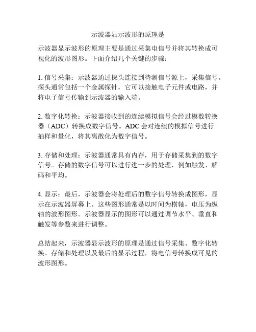 示波器显示波形的原理是